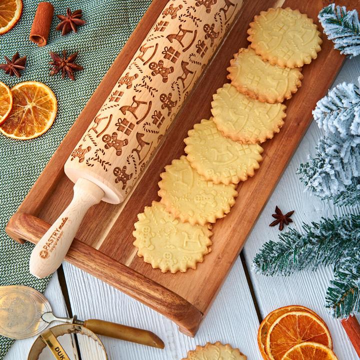 Rollo de Galletas Navideñas + Cortador