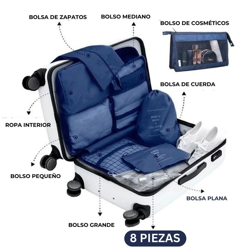 Organizador Maleta Fácil - (8 PIEZAS)