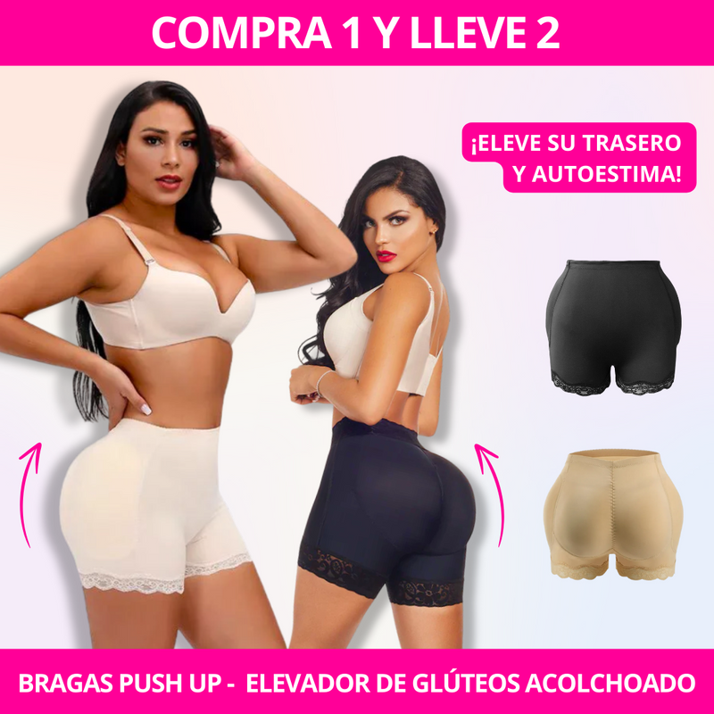 Bragas Push Up -  Elevador de Glúteos Acolchoado (2 PIEZAS)