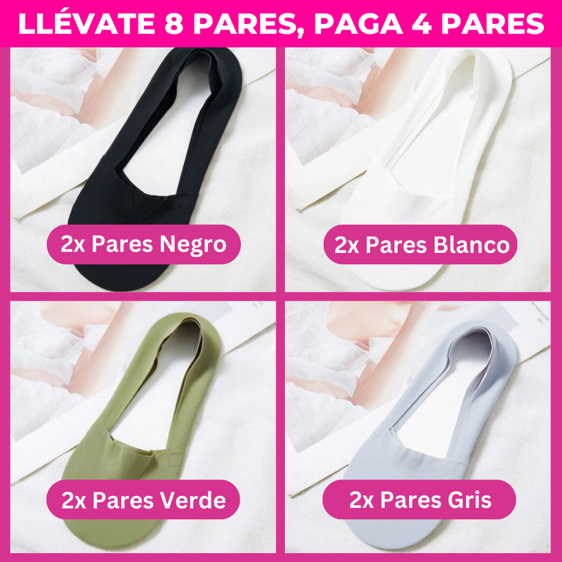 Calcetines Invisible Comfort - (8 Pares)