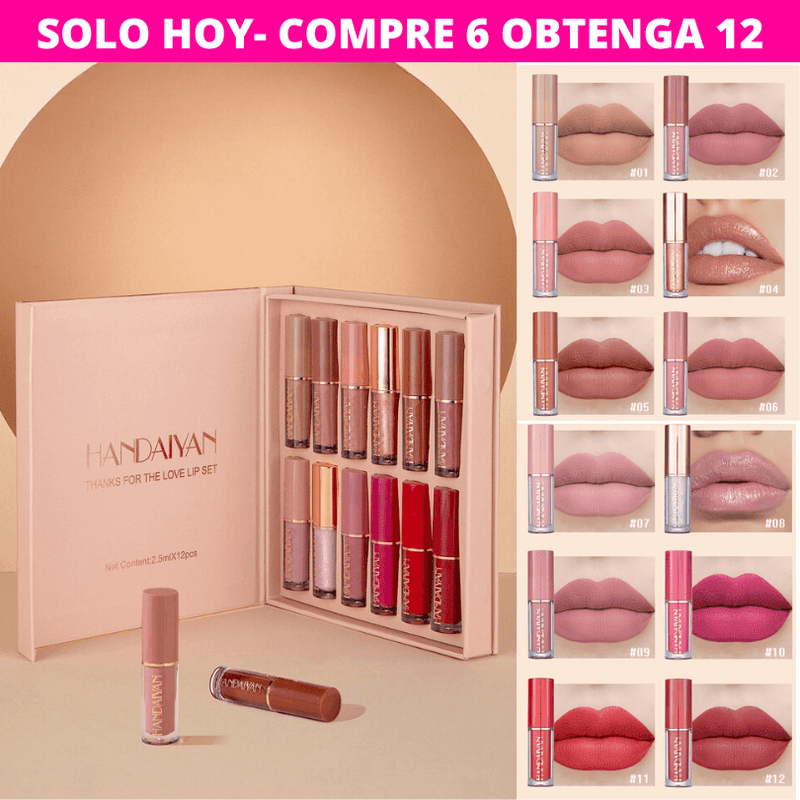 Lápiz Labial - Perfect Lips™  - (12 UNIDADES)