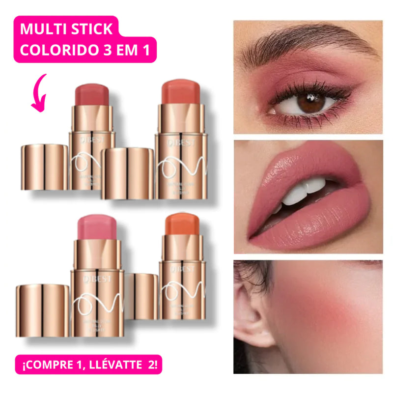 Multi Stick Colorido 3 em 1 - Compra 1 y llévate 2