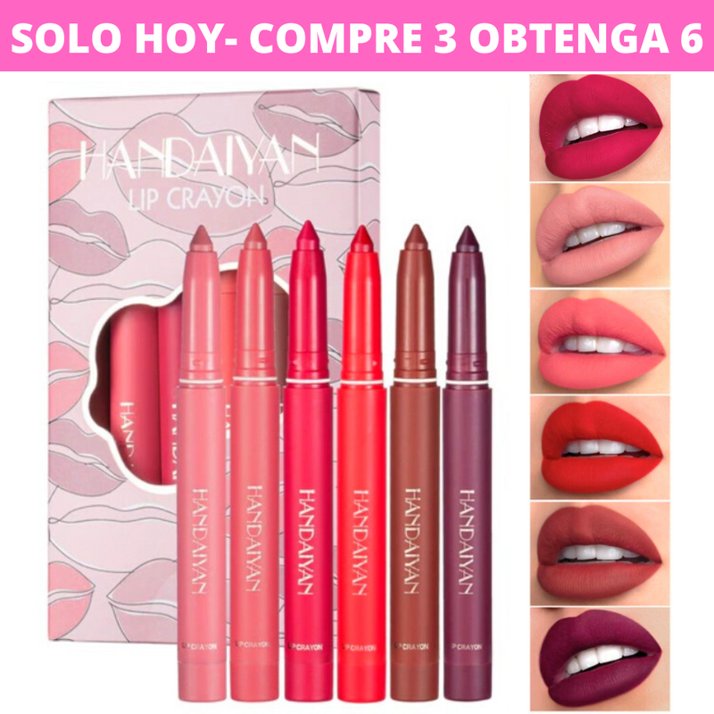 Lápiz Labial - Sexy Lips™  - (6 UNIDADES)